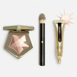 Cheapest ๐คฉ Mirenesse Best Rose Gold Glass Glow Highlighter 3pce Kit ๐
