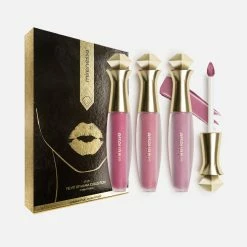 Wholesale ⌛ Mirenesse Bring Me Roses Velvet Kiss Liquid Lip Kit 3 pce Mini Size 🛒