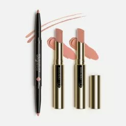 Best deal 🧨 Mirenesse Matte Nude French Kiss 💄 Lipstick 3pce Kit 💯