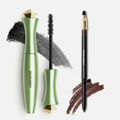 Best Pirce โ Mirenesse Organic Secret Lash 24hr Mascara - Black + Ink Liner- Brown ๐งจ