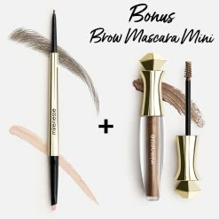 Promo โ Mirenesse All Day Micro Brow Pencil in Silk Brown + Free 24hr Brow Lift & Shape Mascara Mini โญ