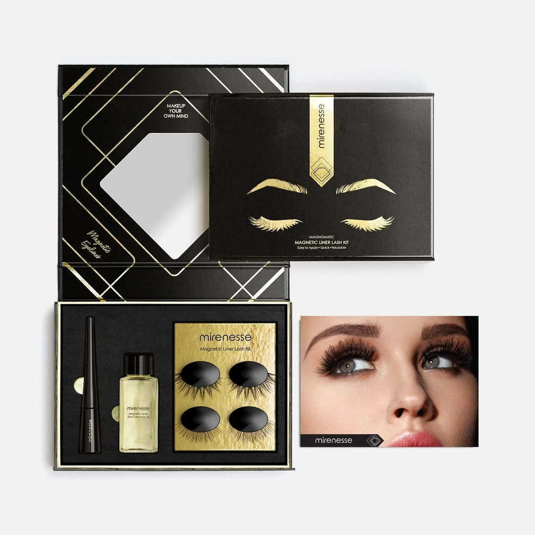 Budget ⌛ Mirenesse Magnomatic Magnetic Eyeliner + Lash kit - Audrey (Bonus Natural Taylor Lashes) 😍 6 Budget ⌛ Mirenesse Magnomatic Magnetic Eyeliner + Lash kit - Audrey (Bonus Natural Taylor Lashes) 😍 - Image 6