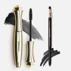 Cheap 😍 Mirenesse Super Volume Secret Lash 24hr Mascara + Smokey Liner- Black 🤩
