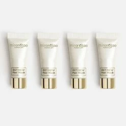 Discount ✔️ Mirenesse Retinew Peel Mask 4pce Kit- Retinol/Lactic Acid/Rosehip Oil 5g/0.17oz ✔️