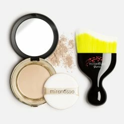 Outlet 💯 Mirenesse DD Velvet Skin Line Minimising Powder + Kabuki Brush 😀