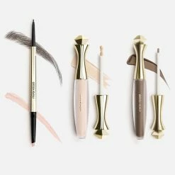 Budget 🌟 Mirenesse 24HR Perfect Micro Brows + Conceal 3PCE - Darkest Brown 🧨