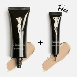 Flash Sale 💯 Mirenesse Smooth Nude High Cover Mousse Foundation 23. Mocha + Free Mini 👏